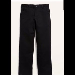 Old Navy black straight built-in flex uniform pants boys size 12